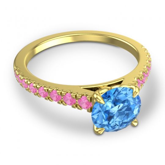 Cathedral Pave Java Ring