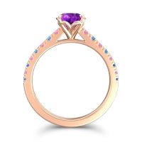 Cathedral Pave Java Ring