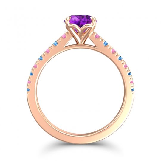 Cathedral Pave Java Ring