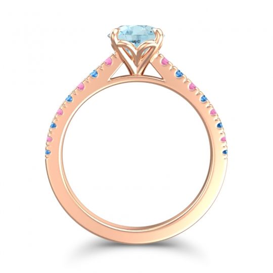 Cathedral Pave Java Ring