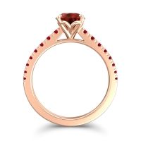 Cathedral Pave Java Ring