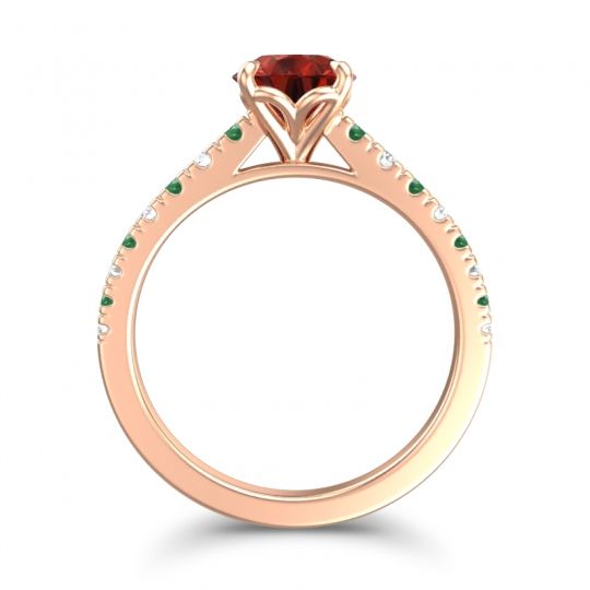 Cathedral Pave Java Ring