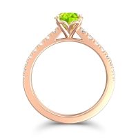 Cathedral Pave Java Ring