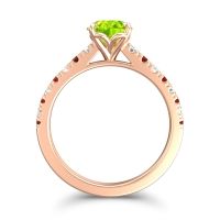 Cathedral Pave Java Ring