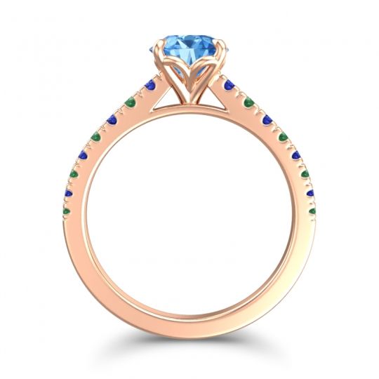 Cathedral Pave Java Ring