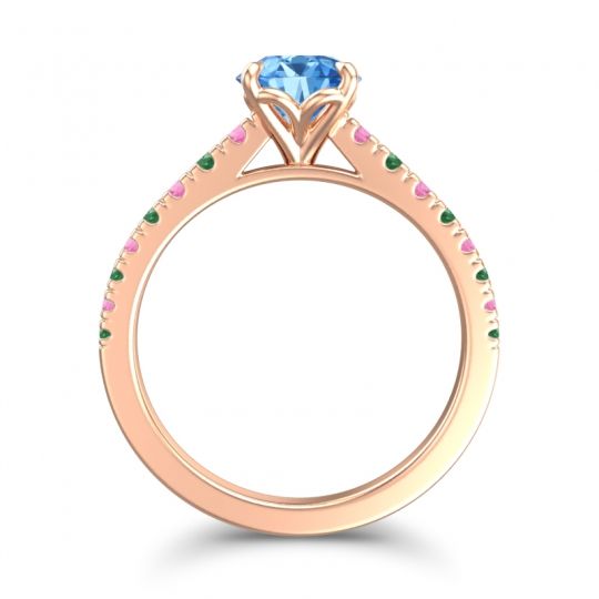 Cathedral Pave Java Ring