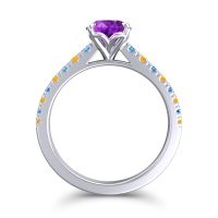 Cathedral Pave Java Ring