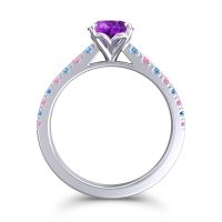 Cathedral Pave Java Ring