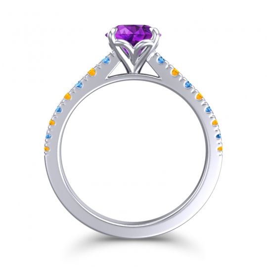 Cathedral Pave Java Ring