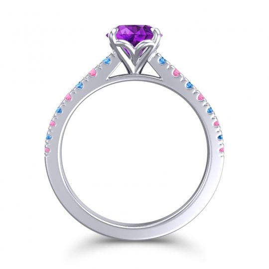 Cathedral Pave Java Ring