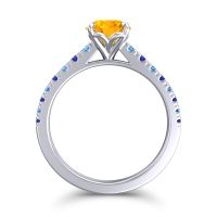 Cathedral Pave Java Ring