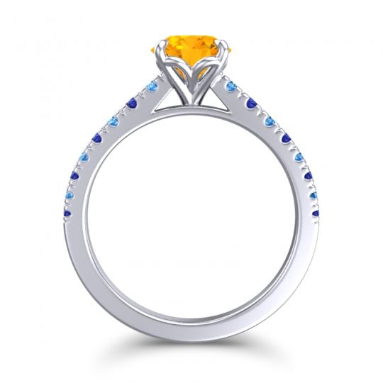 Cathedral Pave Java Ring