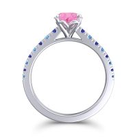 Cathedral Pave Java Ring