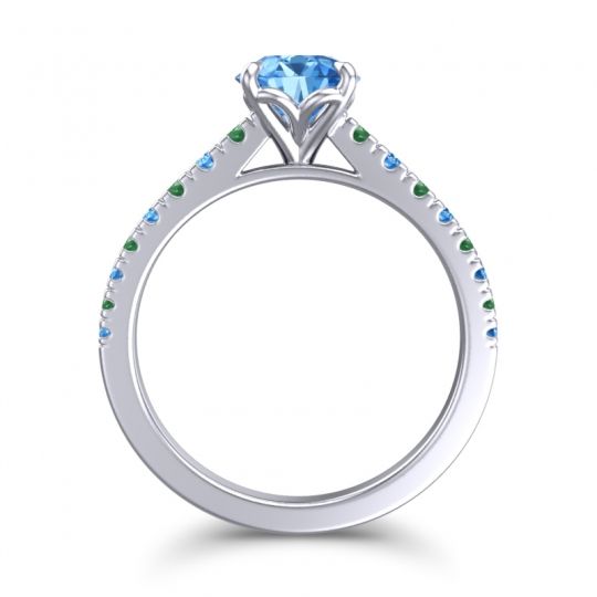 Cathedral Pave Java Ring