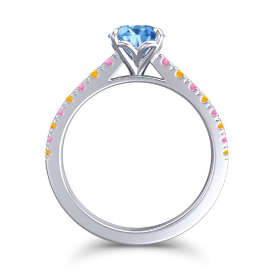 Cathedral Pave Java Ring