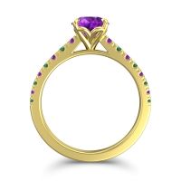 Cathedral Pave Java Ring