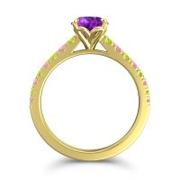 Cathedral Pave Java Ring