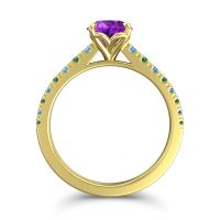 Cathedral Pave Java Ring