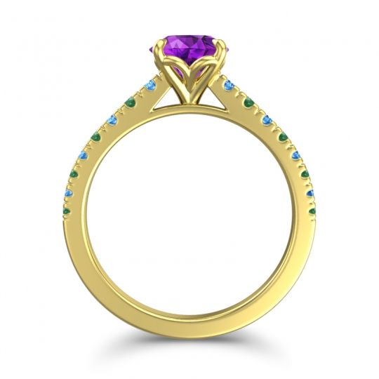 Cathedral Pave Java Ring