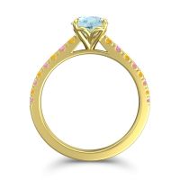 Cathedral Pave Java Ring