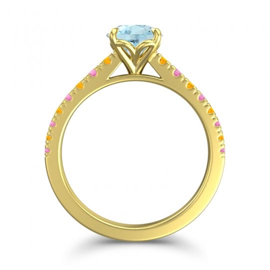 Cathedral Pave Java Ring