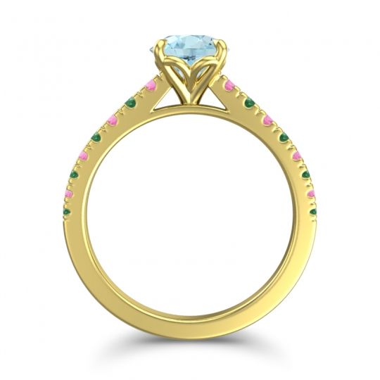 Cathedral Pave Java Ring