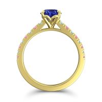 Cathedral Pave Java Ring