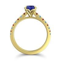 Cathedral Pave Java Ring