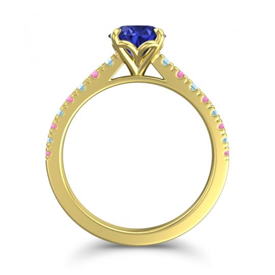 Cathedral Pave Java Ring