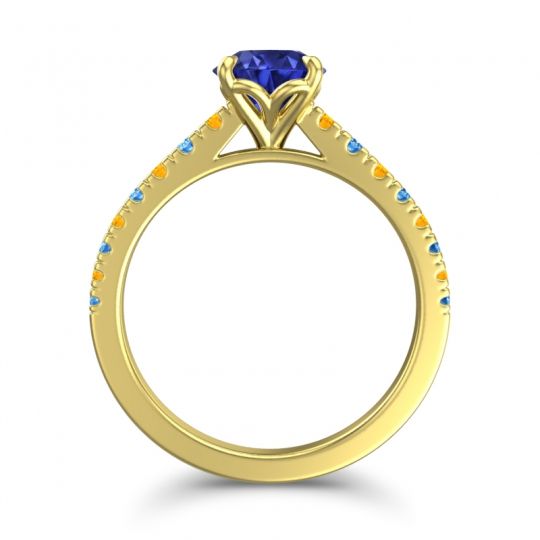 Cathedral Pave Java Ring