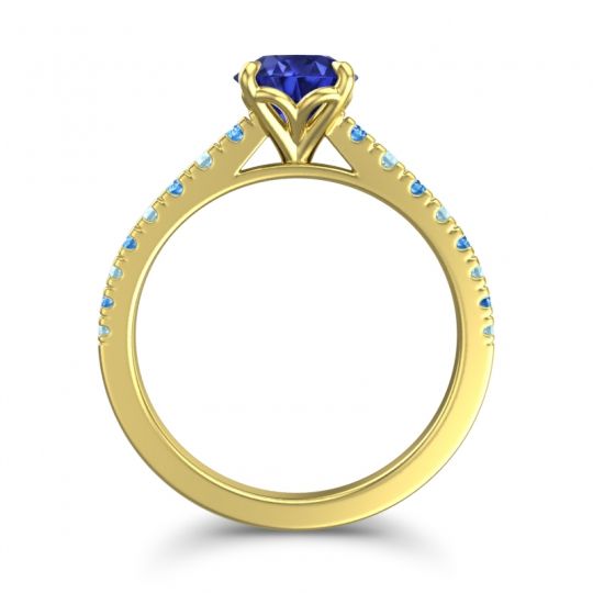 Cathedral Pave Java Ring