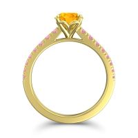 Cathedral Pave Java Ring