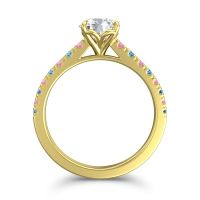 Cathedral Pave Java Ring