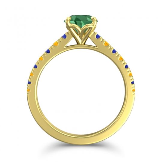 Cathedral Pave Java Ring