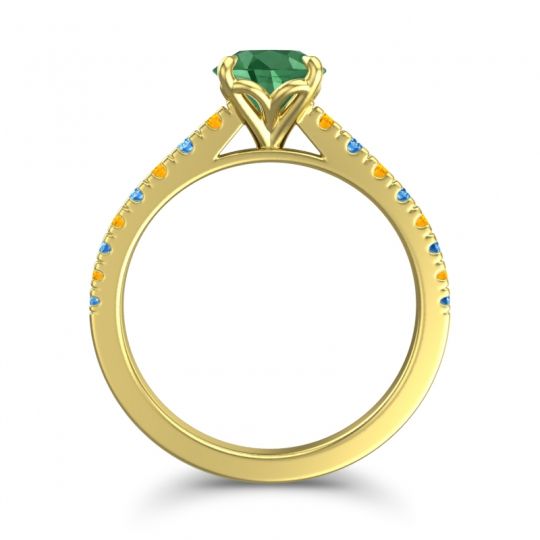 Cathedral Pave Java Ring