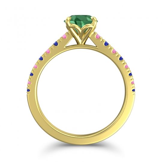 Cathedral Pave Java Ring