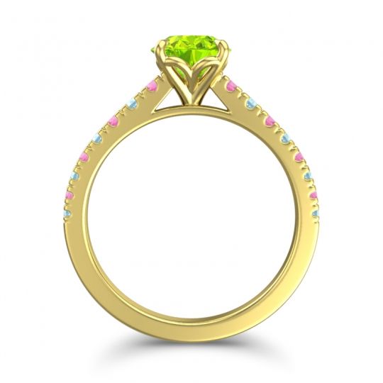 Cathedral Pave Java Ring