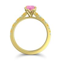 Cathedral Pave Java Ring