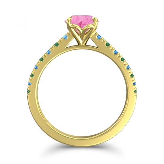 Cathedral Pave Java Ring