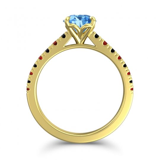 Cathedral Pave Java Ring