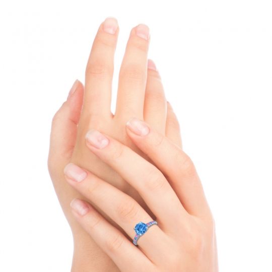 Cathedral Pave Java Ring