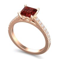 Princess Cut Vara Ring