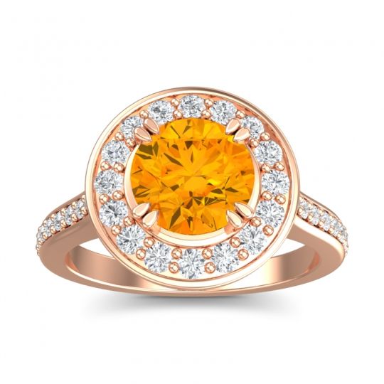 Halo Pave Iza Ring