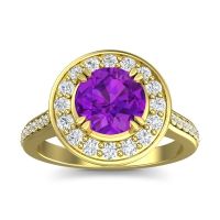 Halo Pave Iza Ring
