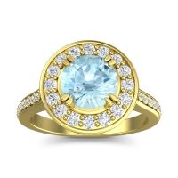 Halo Pave Iza Ring