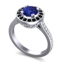 Halo Pave Iza Ring