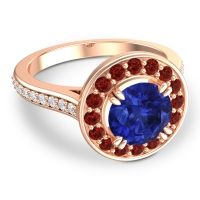 Halo Pave Iza Ring
