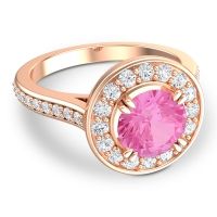 Halo Pave Iza Ring