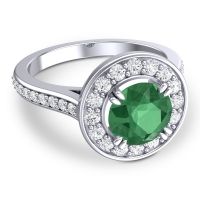 Halo Pave Iza Ring