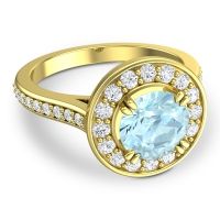 Halo Pave Iza Ring